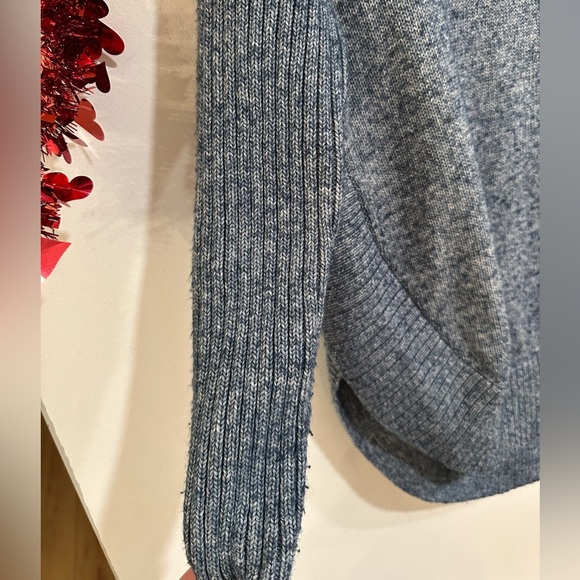 Sundance Valeria Women’s Sweater Small Round Hem Side Slit Vented Pullover Blue - Picture 4 of 10